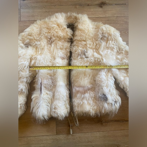 Vintage Paris Genuine Mongolian Lamb Fur Jacket - Luxe Winter Statement - Picture 12 of 12